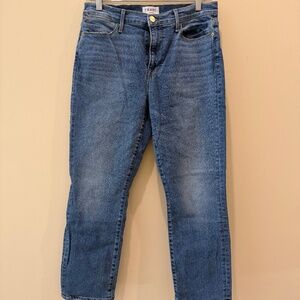 Frame Le High Straight Jeans Size 30